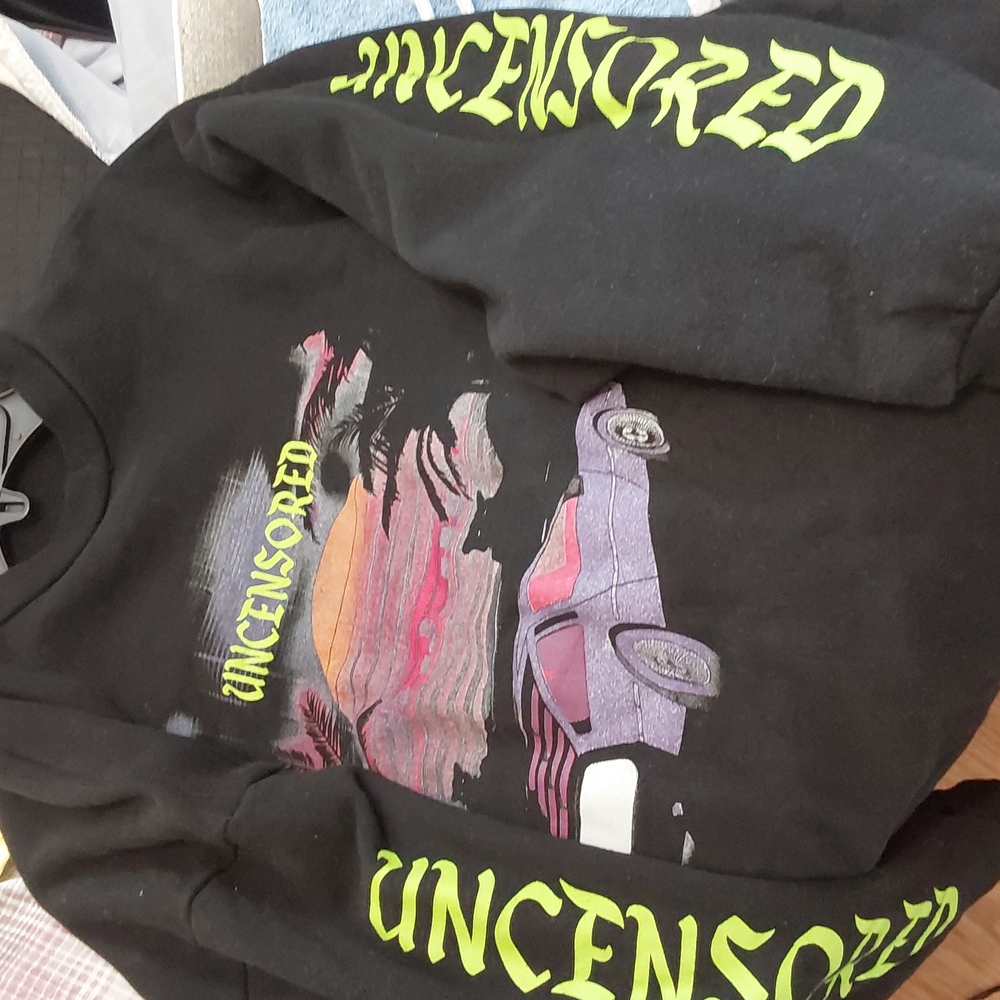 UNCENSORED Men's small crewneck sweater by: fashion Nova